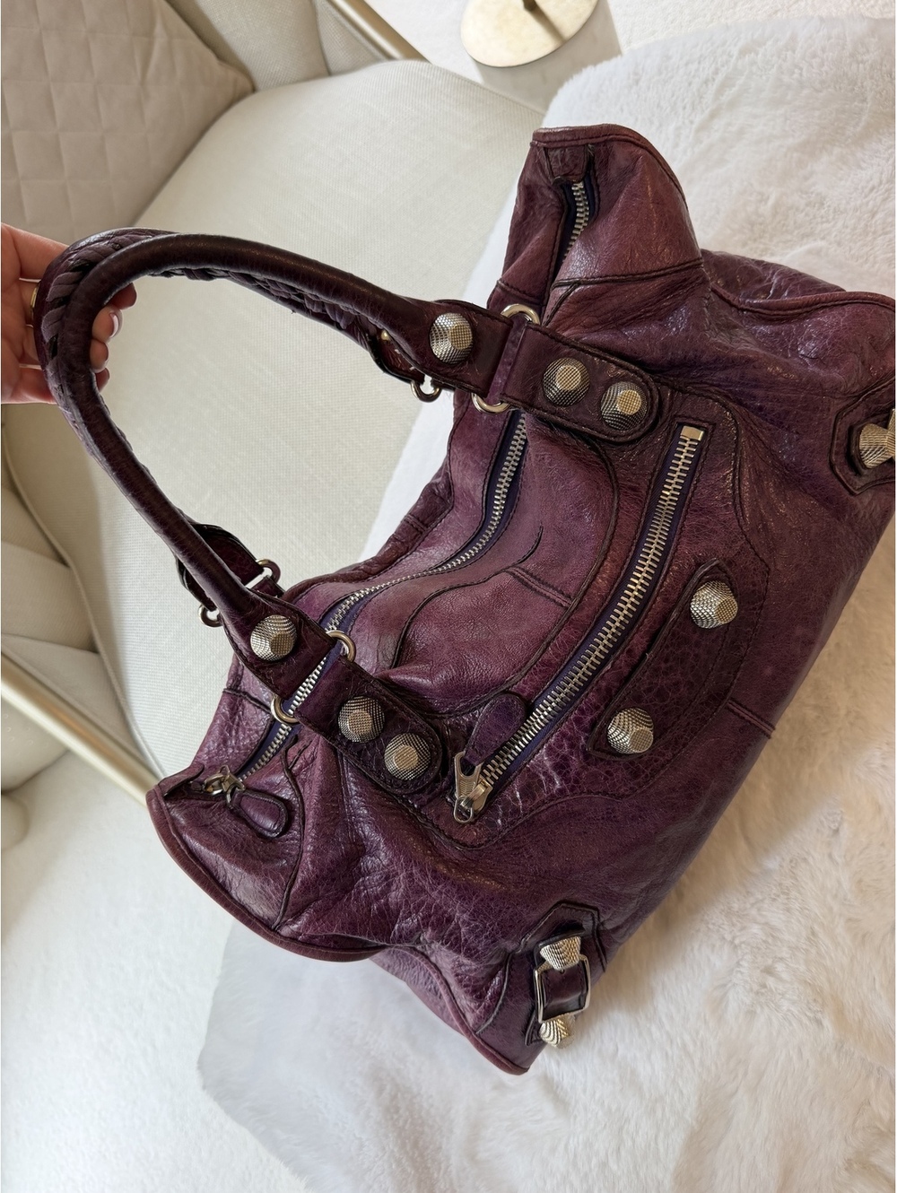 Balenciaga Classic City Bag (Motorcycle Bag) - Giant Hardware, Medium